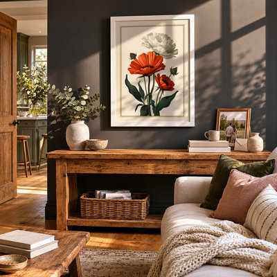 Three Gerbera Bloom Botanical - Print