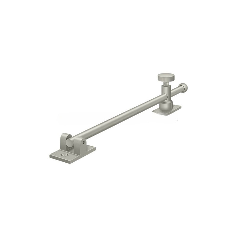 Deltana CSA12HD19 12" HD Casement Stay Adjuster in Paint Black, Satin Nickel