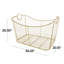Panier de rangement moderne en métal-395604924