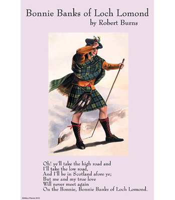 Publicité rétro « bonnie banks of loch lomond »