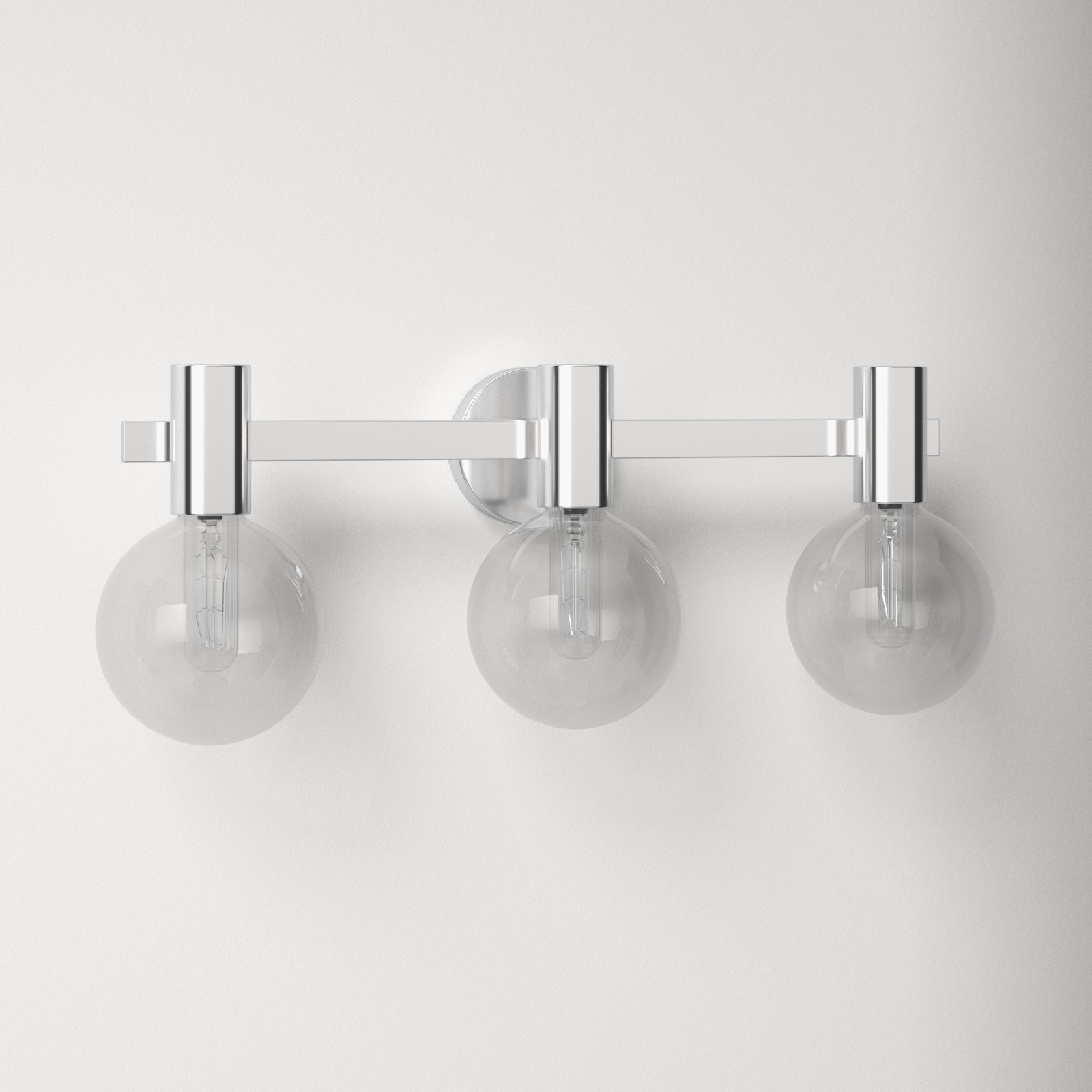 Roelf 3-Light Bath Sconce, Chrome