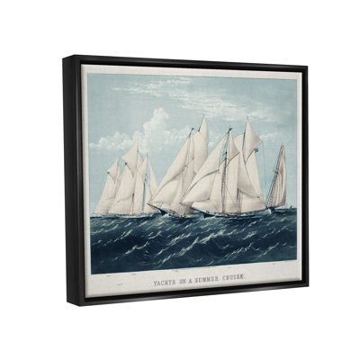Vintage Summertime Yachts by Vision Studio - Painting