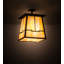 Plafonnier semi-encastré 4 lumières 18 po