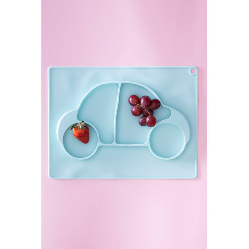 Zachariah Car Silicone Placemat Plate