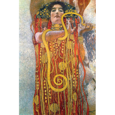 « hygeia » par gustav klimt,, impression