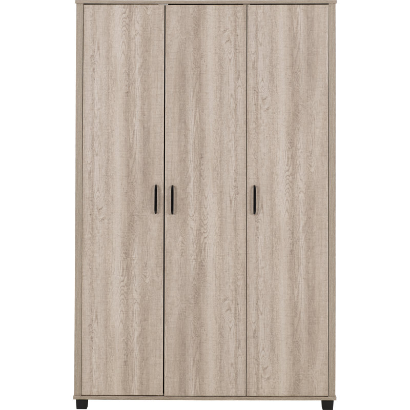 Naisha 3 Door Manufactured Wood Wardrobe