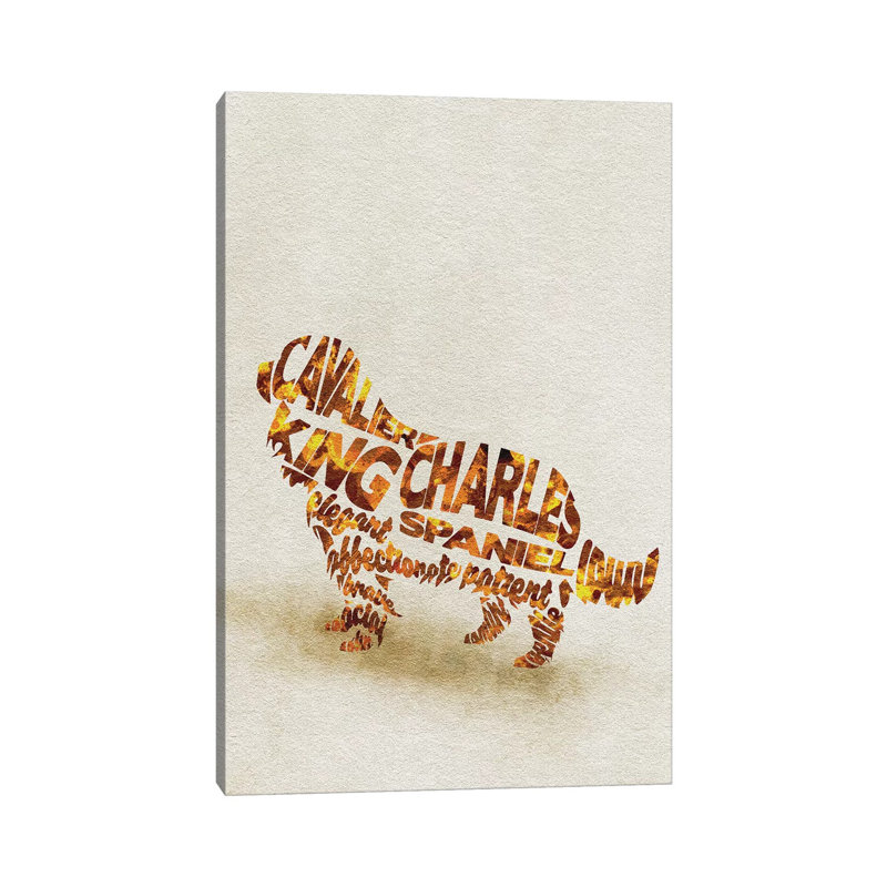 Cavalier King Charles Spaniel by Ayse Deniz Akerman - Wrapped Canvas Gallery-Wrapped Canvas Giclée, 20.32 cm H x 30.48 cm W