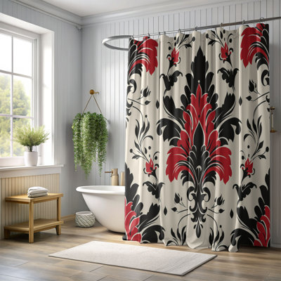 Rideau de douche Exquis Damask - Premium