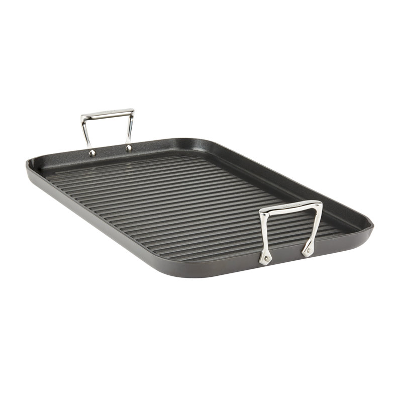Poêle gril antiadhésive en aluminium 20 po HA1