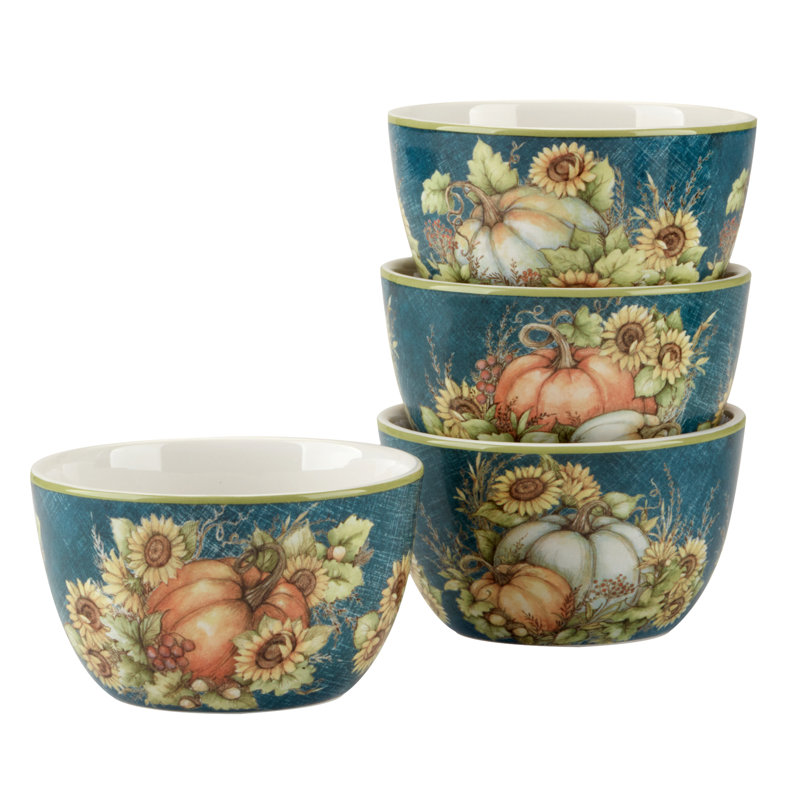 Ensemble de 4 bols à crème glacée Autumn Breeze