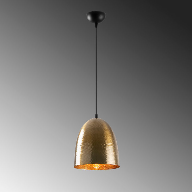 Lustre rétro élégant, design scandinave moderne, structure en métal, hauteur réglable | Douille E27, 40 W maximum, plaque de base 3,9 po | Parfait pour le salon, la salle à manger et les entrées