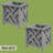  Lattice Planter Box 2-Pack, Gray-367224046