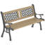 Delores Iron Outdoor Bench