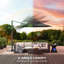 Parasol de jardin en porte-à-faux rotatif 11 pi Arlmont & Co.-703568092