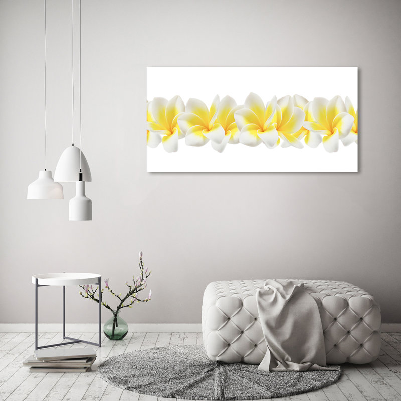 Plumeria - Wrapped Canvas Print