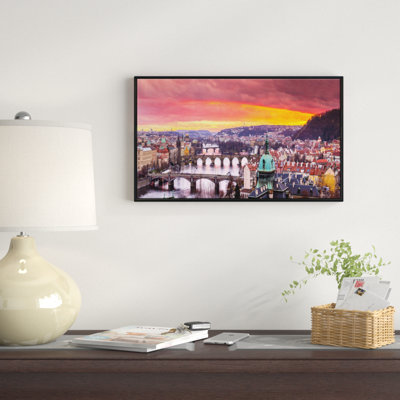 " Bridges In Prague Panorama "