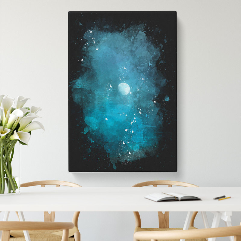 High Moon - Wrapped Canvas, 91cm H x 60cm W x 3cm D