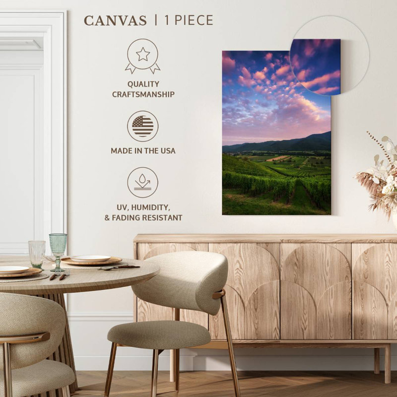 Alvord Vast Alsace Vineyard, 30" H x 20" W