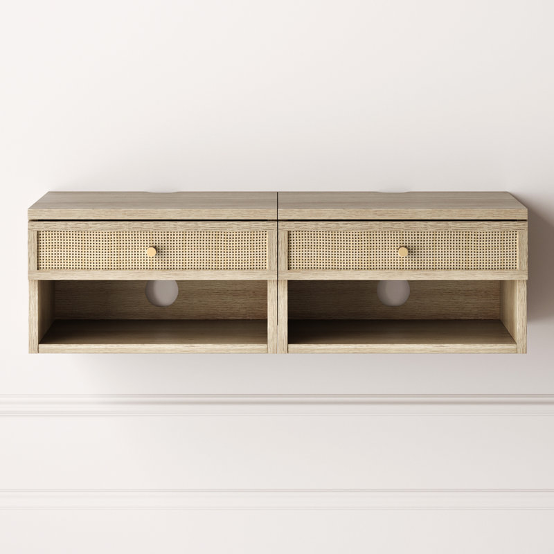 31.4'' W Nightstand, Light Oak