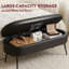 Banc de rangement de 43,7 po Mid-Century-129423037