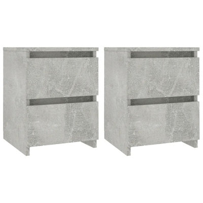 Demona 2 Drawer Bedside Table