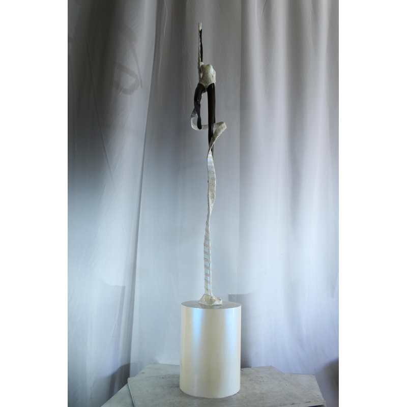 Grande statue tutu en bronze NIFao par Liliana Mendez 17 po x 11 po x 82 po