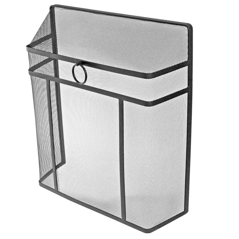 1 Panel Steel Fireplace Screen, 61cm H x 54cm W x 17cm D