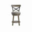 Tabouret pivotant en bois Burt