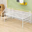 Lit mezzanine simple avec escalier et garde-corps-2065233247