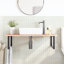Breslynn 100cm Solid Wood Bathroom Vanity Top-1362856253