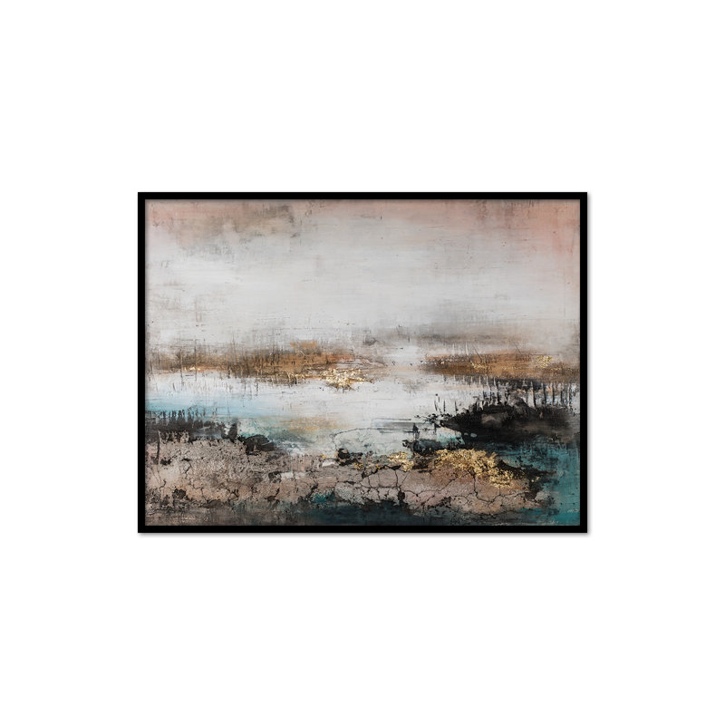 Floater Frame Painting on Canvas