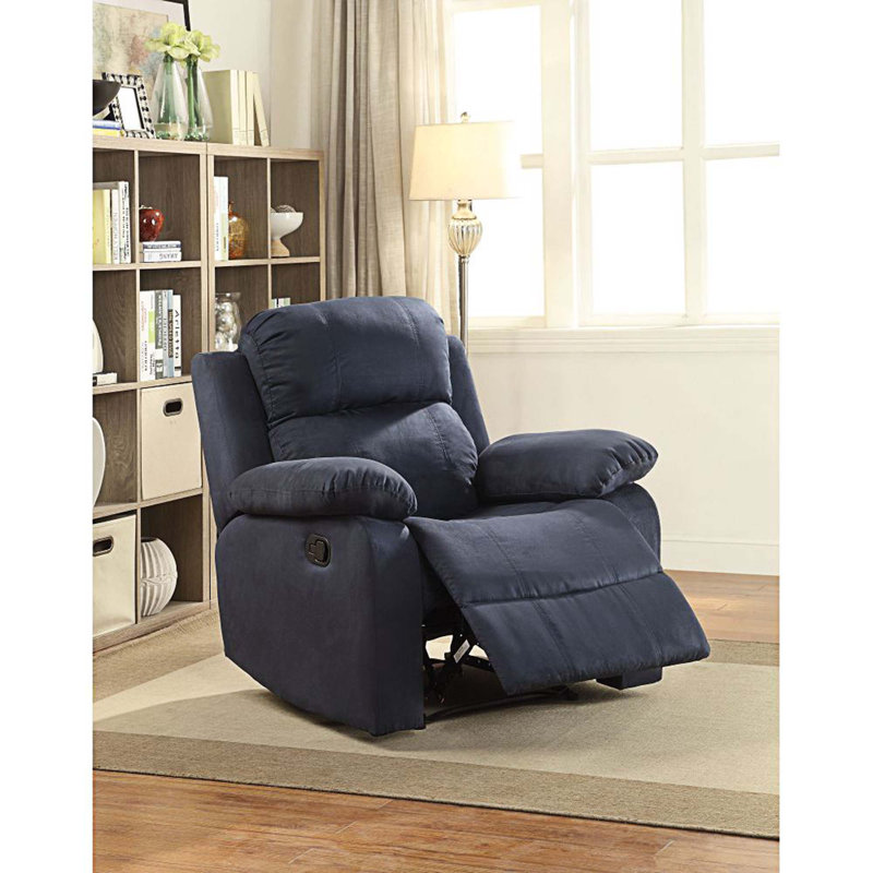 Fauteuil inclinable manuel standard de 38 po de largeur Shenk, Microfibre gris charbon