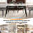 55.12" Modern Artificial Stone  Straight Edge Dining Table-1541143403-1541143398