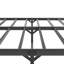 Lit plateforme en métal, de format king, au design moderne et élégant (sans sommier).