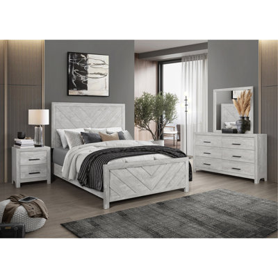 Modern Style Storage Bedroom Set Made With Wood by Charlton Home
