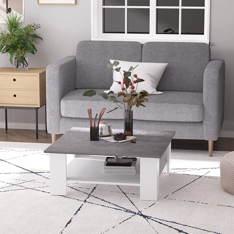 Lefkoniko Four Leg Coffee Table with Storage