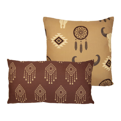 Donna Sharp Western Tapestry 2PC Southwest Decorative Pillow Set