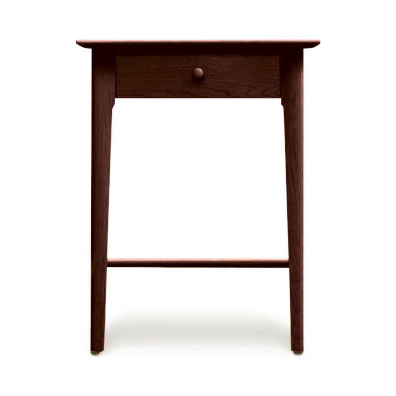 Sarah 22'' W Solid Wood Nightstand, 28", Saddle Cherry