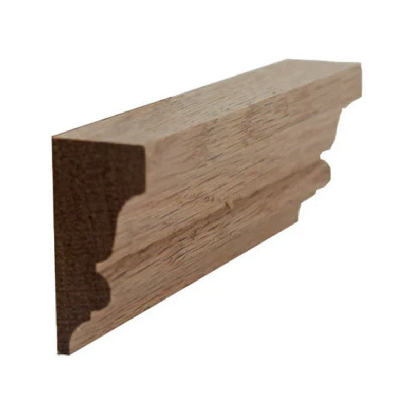 EWSC11 Solid Crown Deep Moulding. Unfinished, 1.75" H x 0.8125" W x 94" D , Chêne blanc