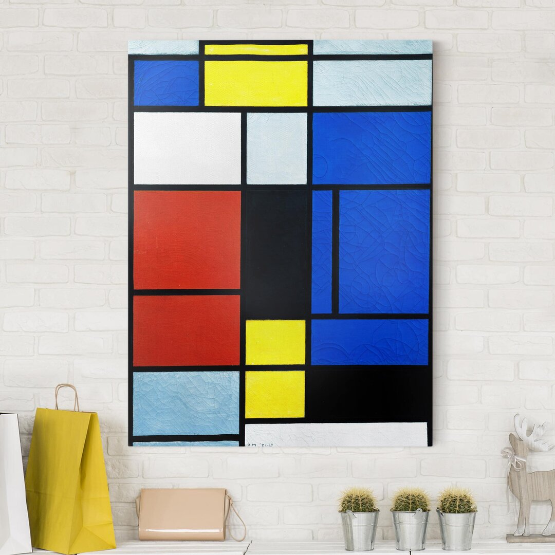 Leinwandbild Tableau No. 1 von Piet Mondrian