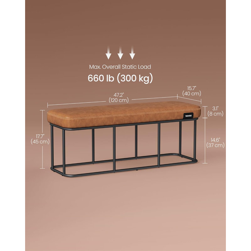 Banc avec revêtement