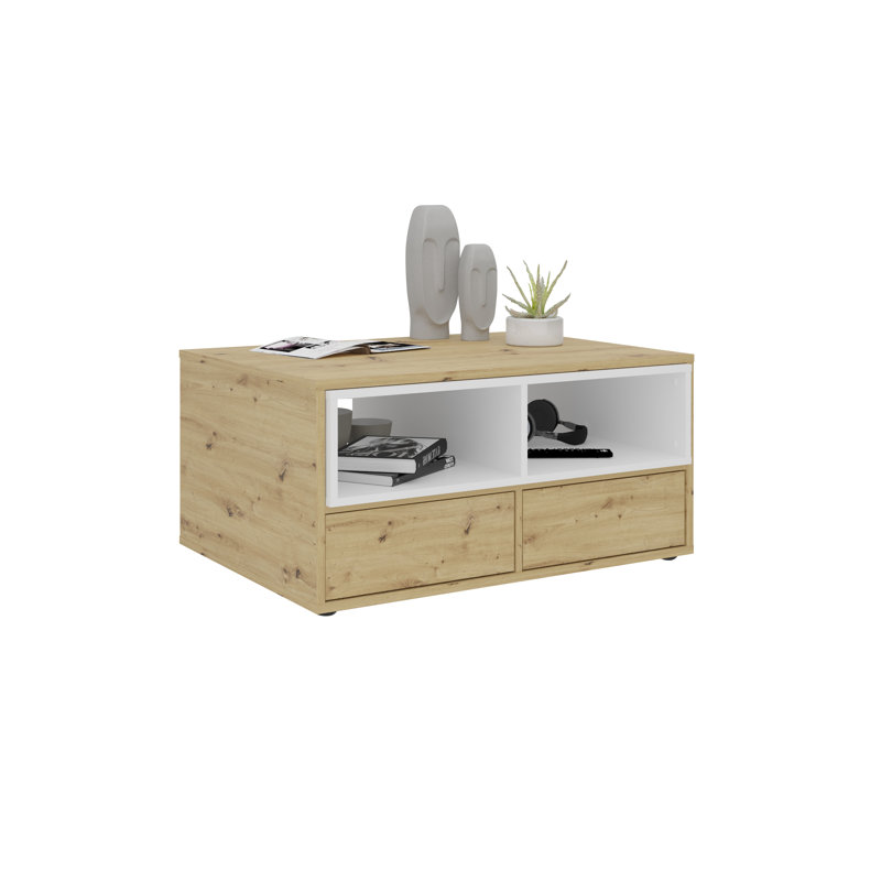 Kvin Four Leg Coffee Table with Storage