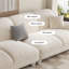 Coussin modulaire 100% polyester crème-450579888-450579889