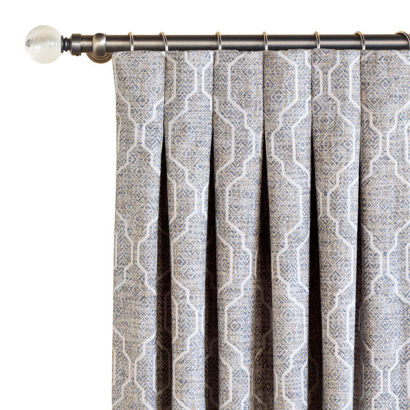 Panneau de rideau simple obscurcissant Sattord Ogee, L 40 po x L 108 po