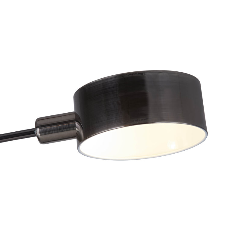 Micah 88'' Brushed Black Nickel Tree Floor Lamp