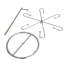 Tabletop Wine Glass Rack Silver