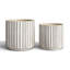 Chandler 2 Piece Pots Set Light Gray