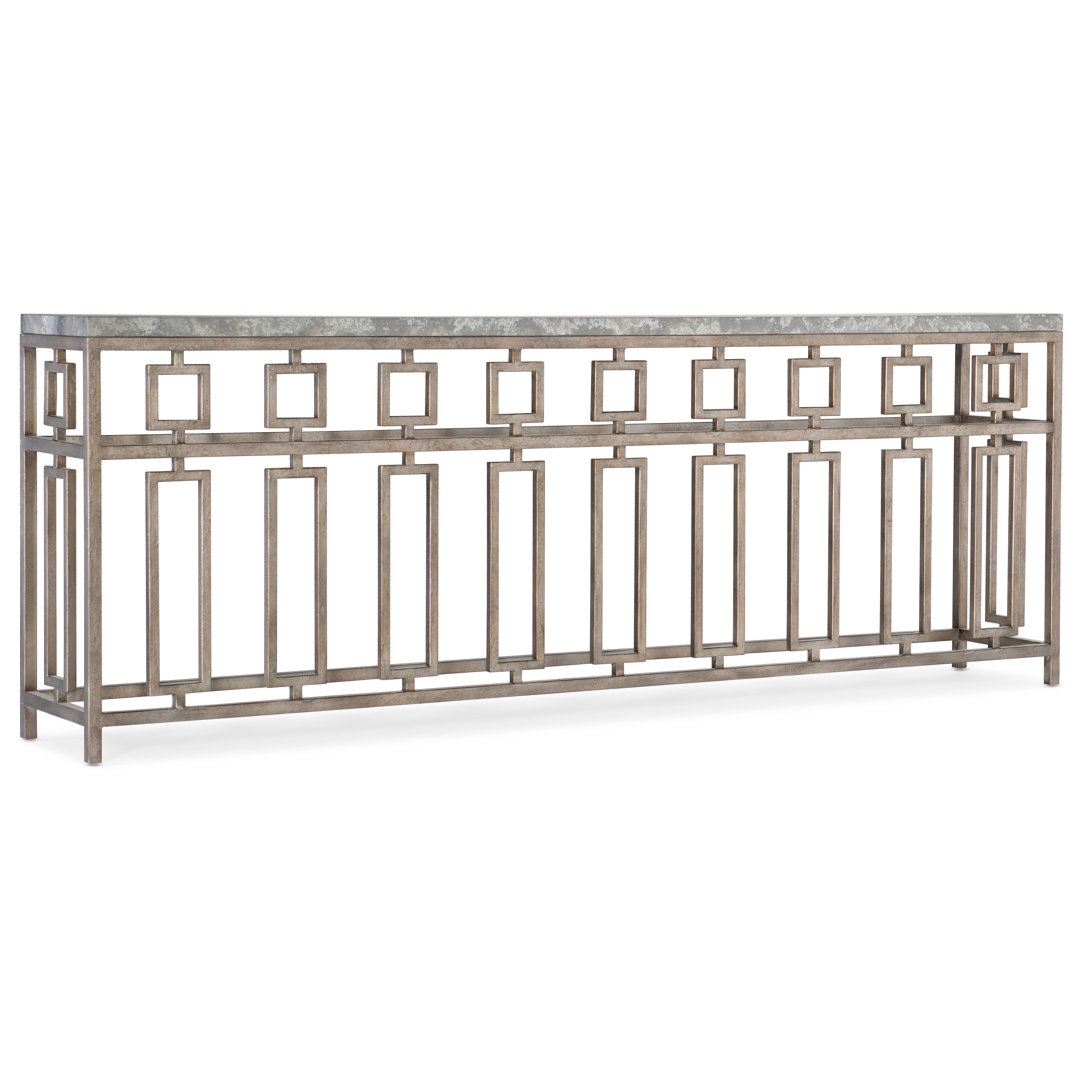 Alfresco 88'' Stone Top Console Table Hooker Furniture
