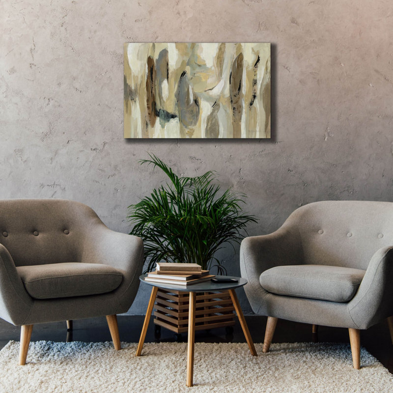«Fluidité neutre» par Silvia Vassileva, art mural sur toile, H 26 po x l 40 po x P 1,5 po