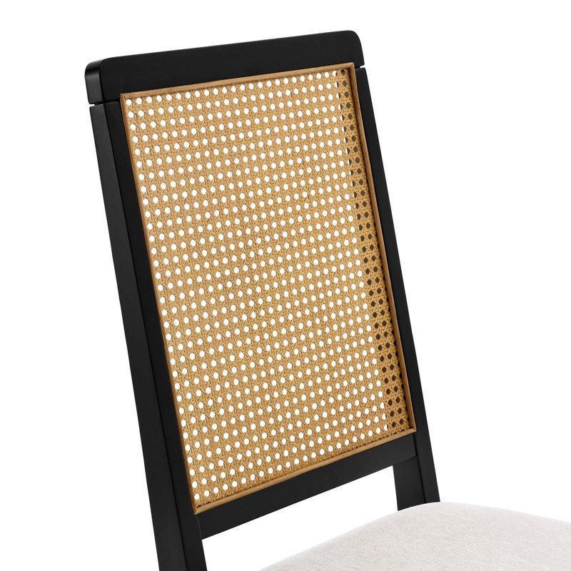 Chaise d'appoint Modway Arlo, Noir/naturel